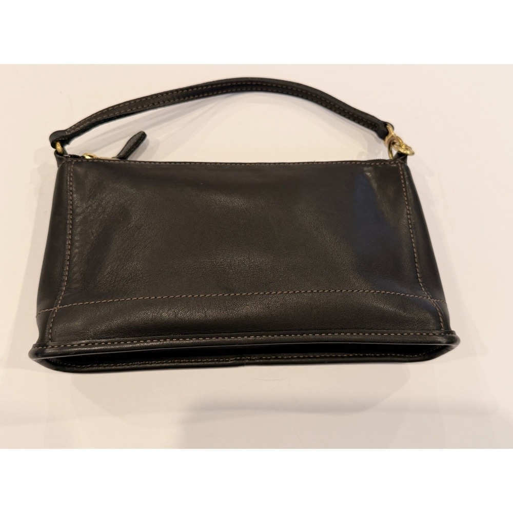 Vintage Coach 9311 Bleecker Demi Mini‎ Black Leather Wristlet USA - Picture 2 of 6